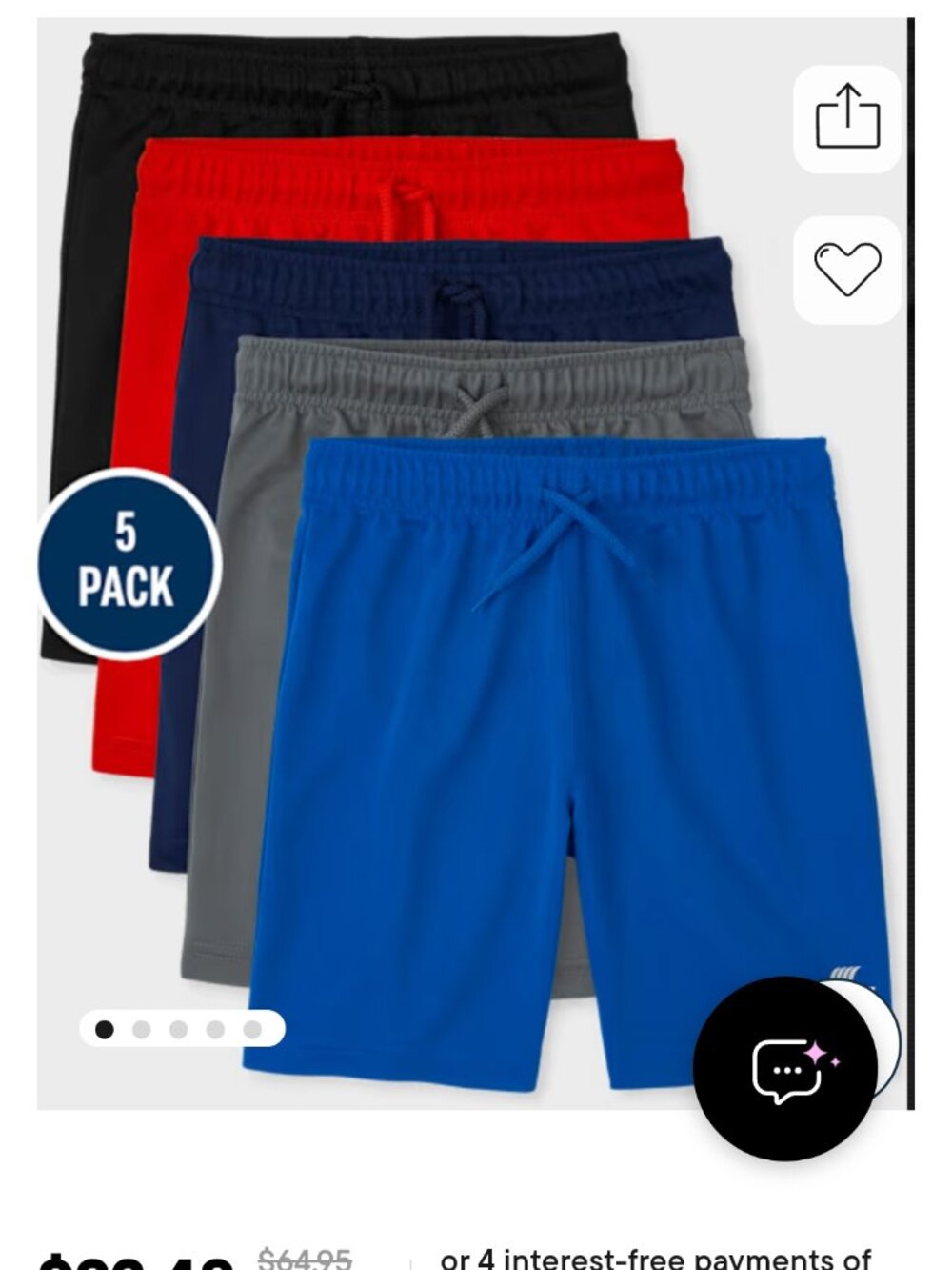 Boys children's place shorts 10/12 assorted colors